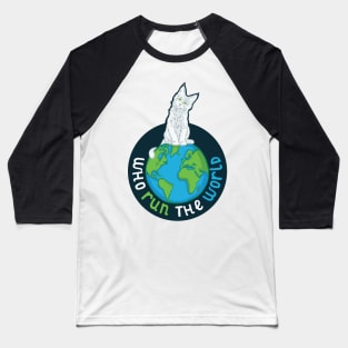 Cats Run the World Baseball T-Shirt